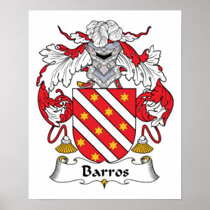 Barros Family Crest Poster