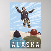 Barrow, Alaska Blanket Toss Poster (Voorkant)