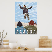Barrow, Alaska Blanket Toss Poster (Keuken)