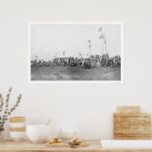 Barrow Alaska Eskimo Sports 1909 Poster (Keuken)