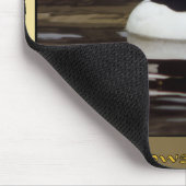 Barrows Goldeneye on Calm Lake Mousepad Muismat (Hoek)