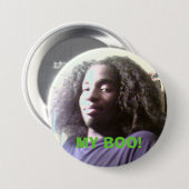 barry1, MIJN BOO. Ronde Button 7,6 Cm (Voorkant /achterkant)