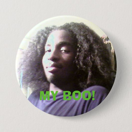 barry1, MIJN BOO. Ronde Button 7,6 Cm (Voorkant)