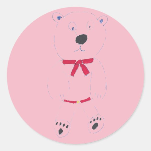Barry Beer ronde Stickers (Voorkant)