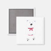 Barry Beer Square Magnet (Voorkant / Achterkant)