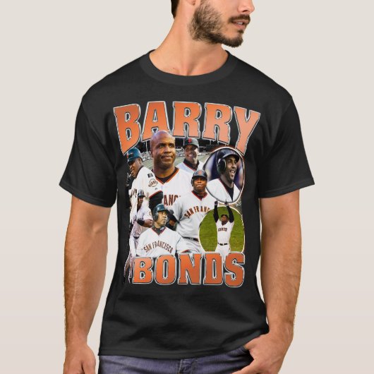 Barry Bonds Bootleg 90s  College T-shirt (Voorkant)