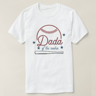 BARRY Dada van de Rookie Baseball Verjaardag T-shirt