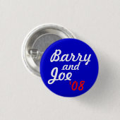 Barry en Joe '08 - Gepersonaliseerd Ronde Button 3,2 Cm (Voorkant /achterkant)
