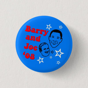 Barry en Joe '08 Ronde Button 3,2 Cm