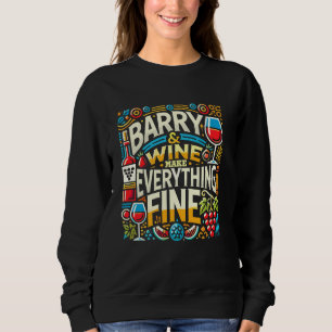 BARRY en wijn maken alles fijn T-shirt naam B