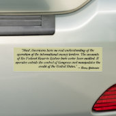 Barry Goldwater-bumpersticker Bumpersticker (Op auto)