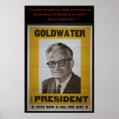 Barry Goldwater Poster (Voorkant)
