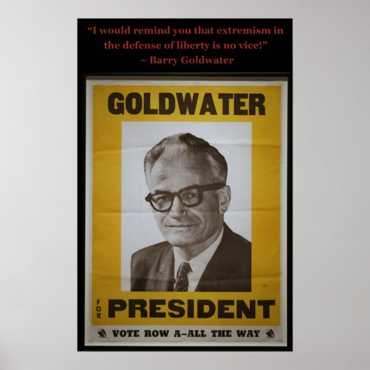 Barry Goldwater Poster (Voorkant)