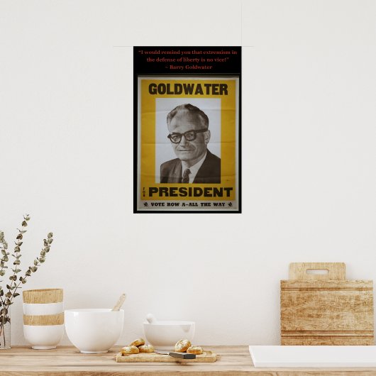Barry Goldwater Poster (Keuken)