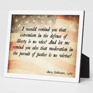 Barry Goldwater Quote Fotoplaat