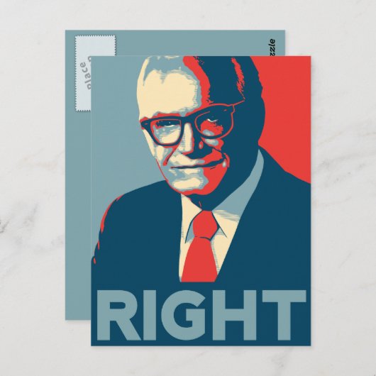 Barry Goldwater right Briefkaart (Voorkant / Achterkant)