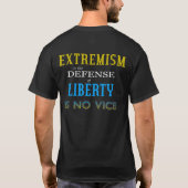 Barry Goldwater (voorzijde) + Extremism quote (ach T-shirt (Achterkant)