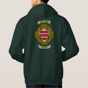 Barry Irish Shield en Celtic Cross Hoodie