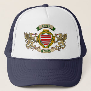 Barry Irish Shield & Griffins Personalized Trucker Pet