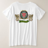 Barry Irish Shield Women's Plus T-Shirt (Design achterkant)