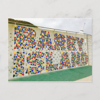 Barry Island die Wales het Briefkaart van de Muur