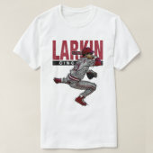 Barry Larkin Sketch T-shirt (Design voorkant)