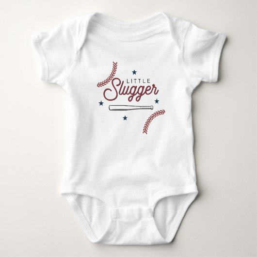 BARRY Little Slugger Baseball Sports Thatelie Romper (Voorkant)