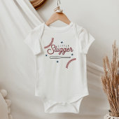 BARRY Little Slugger Baseball Sports Thatelie Romper