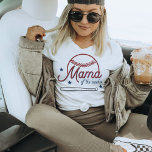 BARRY Mama van de Rookie Honkbal Verjaardag T-shirt<br><div class="desc">Dit T-shirt is voorzien van schattige honkbalkanlijnen,  een honkbalknuppel en een leuk retro-lettertype met de woorden "mama van de rookie". Dit t-shirt is perfect voor een sportliefhebbende moeder die het rookiejaar van hun kleintje viert op hun eerste verjaardagsfeestje.</div>