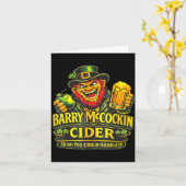 Barry mccockiner mcconconner Ierse pub grappige he Kaart (Gele Bloem)