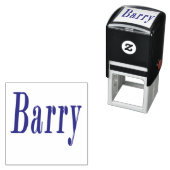 Barry, naam Logo, Zelfinktende Stempel (In situ)
