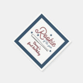 BARRY Rookie van het Jaar Honkbal 1e Verjaardag Servet (Hoek)