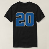 Barry Sanders 20 Essential T-Shirt (Design voorkant)