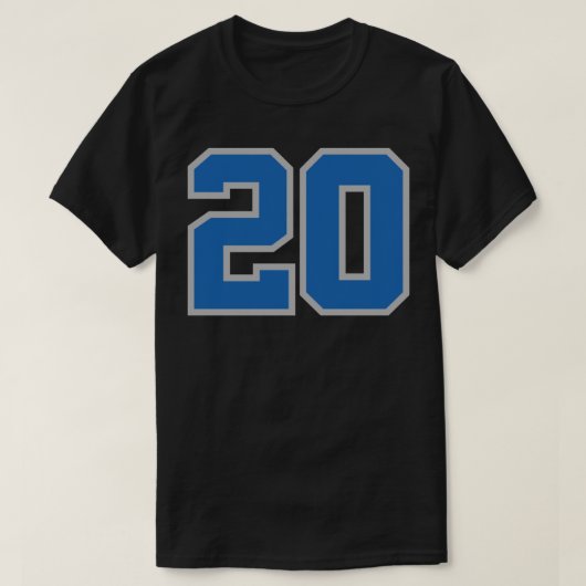 Barry Sanders 20 Essential T-Shirt (Design voorkant)