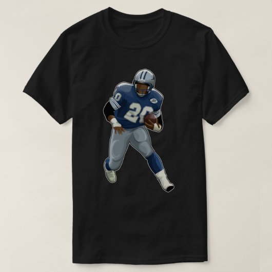 Barry Sanders Take The Ball Classic T-Shirt (Design voorkant)