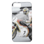 Barry Sheene 2, de handgetinte versie Case-Mate iPhone Case (Achterkant)