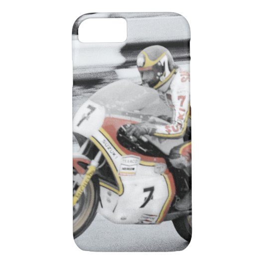 Barry Sheene 2, de handgetinte versie Case-Mate iPhone Case (Achterkant)