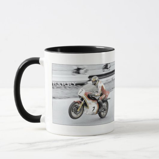 Barry Sheene 2, de handgetinte versie Mok (Links)