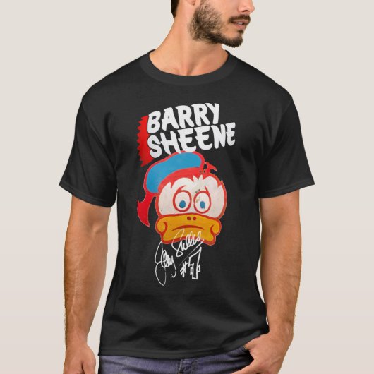Barry Sheene Duck Helmet Design T-ShirtBarry Sheen T-shirt (Voorkant)