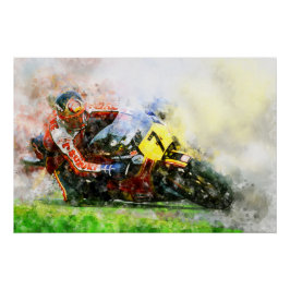 Barry Sheene No.7 Perfect Poster