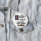 BARRY VAN KANSAS RONDE BUTTON 7,6 CM (In situ)