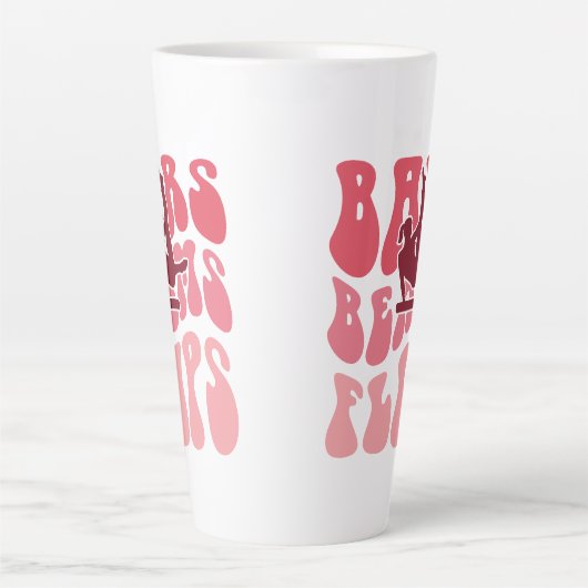 Bars, balken en flips - Gymnastiek geïnspireerd Ho Latte Mok (Voorkant)