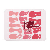 Bars, balken en flips - Gymnastiek Magneet (Horizontaal)