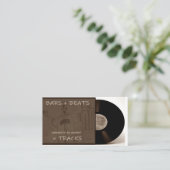 Bars+Beats=Tracks visitekaartjes (Staand voorkant)
