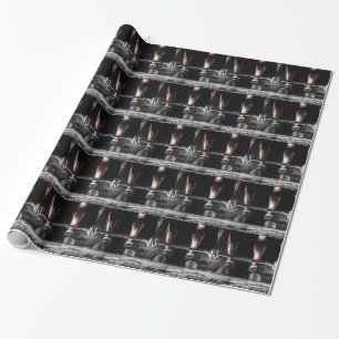 Bars en krijt - Gewichtsafdruk Cadeaupapier