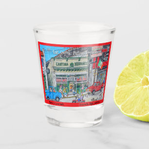 Bars in Ensenada geschoten glas