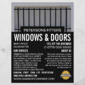 Bars & Shutters, Venster & Deuren Fitter Company Flyer (Voorkant)