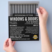 Bars & Shutters, Venster & Deuren Fitter Company Flyer (Hand)