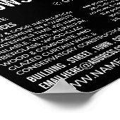 Bars & Shutters, Venster & Deuren Fitter Company Poster (Hoek)