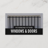 Bars & Shutters, Venster & Deuren Fitter Company Visitekaartje (Voorkant)